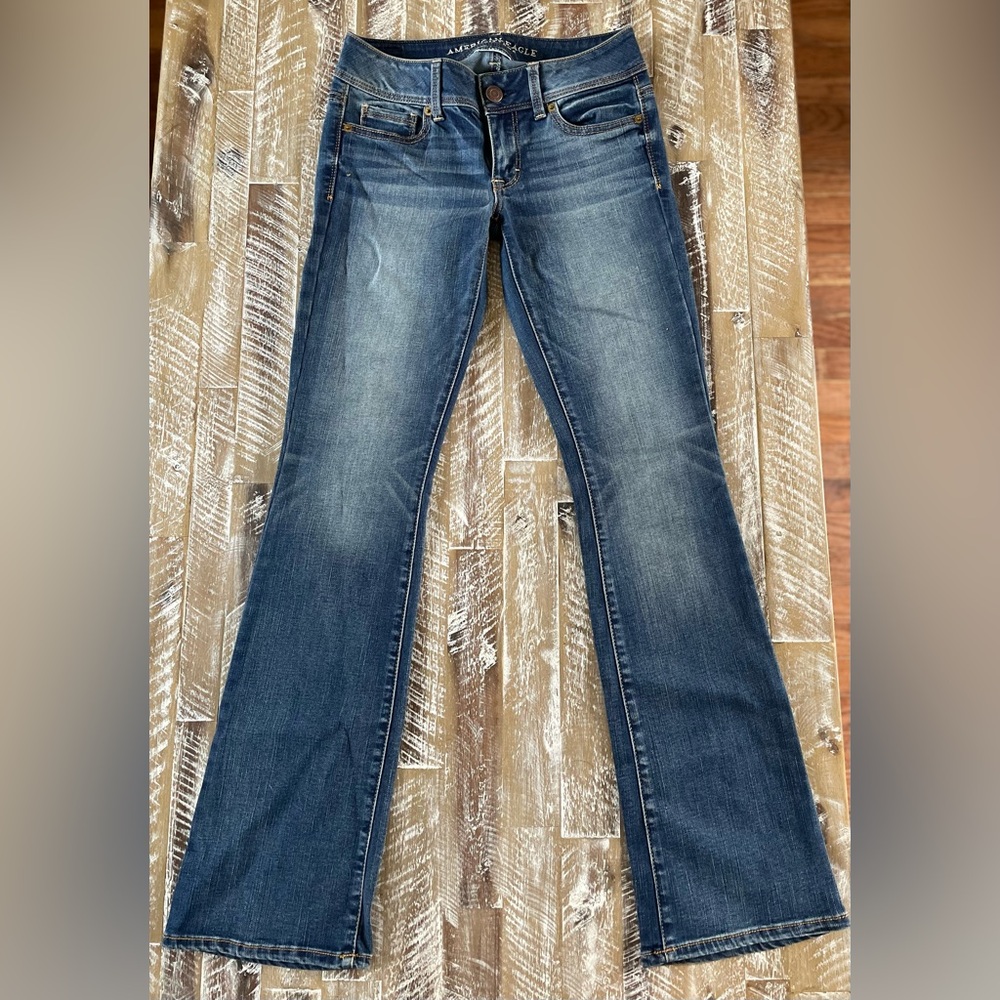 American Eagle Outfitters Dark Blue Flare Jeans